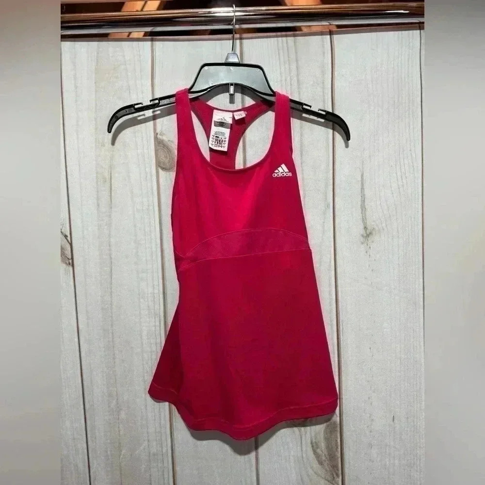 Adidas‎ Women’s Pink Activewear Tank With Built In Support Size Small